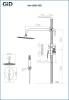 Душевая система Gid Aira L020CHVD2 хром фото 2
