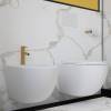 Подвесное биде Aqueduto Ovo OVO0320 белый матовый фото 5
