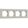 Рамка 4-постовая Werkel Slab W0042917 дымчатый софт