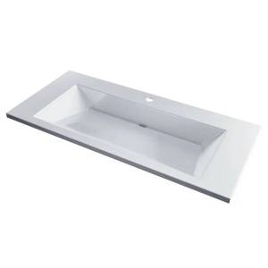 Раковина Uperwood Olivia ROlivia100wg белая глянцевая, 100x45 Раковина Uperwood Olivia ROlivia100wg белая глянцевая, 100x45
