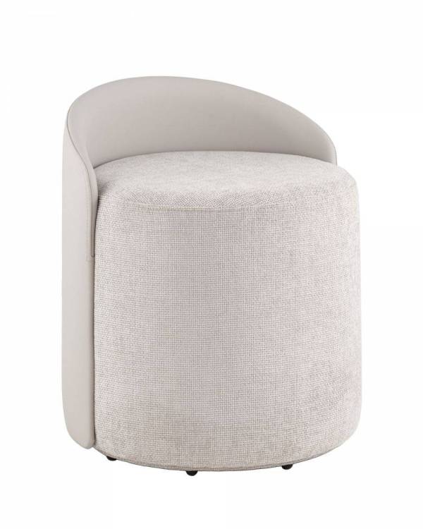 Пуф Stool Group Тея LV-123-BSm/Pa229 светло-серый