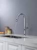 Смеситель для кухни AQUAme Cucina AQM9905CR с выдвижным изливом, хром фото 4