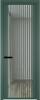Межкомнатная дверь Profil Doors 3 AGP цвет профиля Зеленый воск, стекло безопасное 6 мм прозрачное 600x2000