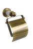 Держатель для туалетной бумаги Boheme Murano 10901-W-BR с крышкой