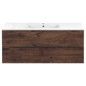 Тумба с раковиной Vincea Mia 120 темный дуб
