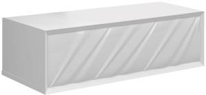 Тумба Marka One Glace 100П У73576 White 1 ящ.