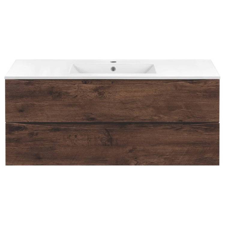 Тумба с раковиной Vincea Mia 120 темный дуб
