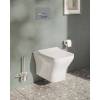 Унитаз подвесной Vitra Zentrum Square 7484B003-0075 безободковый, сиденье микролифт фото 3