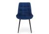 Стул на металлокаркасе Notta Челси К 632531 синий (zd 798) / черный фото 3
