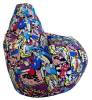 Кресло-мешок Dreambag Bang Blue 5037021 велюр XL