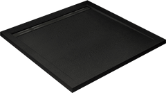 Поддон для душа Cezares TRAY-AS-A-100-30-NERO 100x100, черный матовый