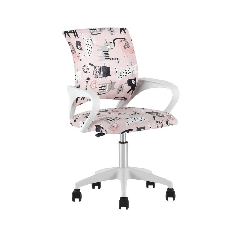 Кресло офисное Stool Group TopChairs Simple SN Junior Pink Cats