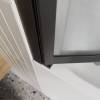 Шторка на ванну Belbagno LUCE-VF-11-90/145-P-NERO профиль черный, стекло матовое, 90x145 фото 4