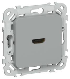 Розетка HDMI IEK Flite FI-H10-K03 серый