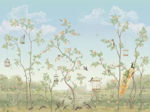 Фреска Ortograf Chinoiserie 33955 Park in bloom Филиграна FM-F