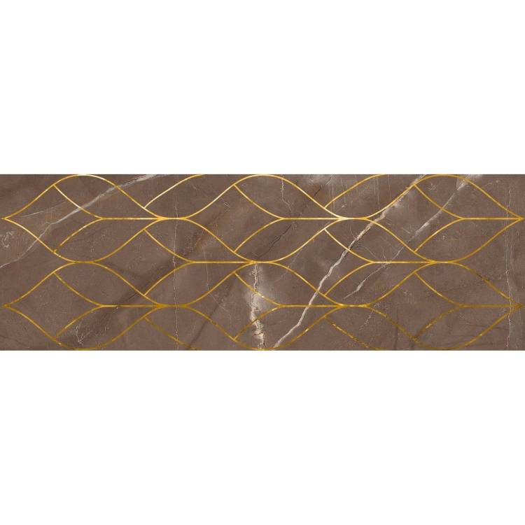 Декор Lasselsberger Ceramics Миланезе 1664-0158 Дизайн Тресс Марроне 20x60