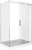 Душевой уголок Good Door Galaxy WTW+SP-C-В 130x90, профиль черный фото 4