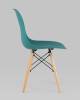 Набор из 4 стульев Stool Group Eames Style DSW Y801-V SEAT dark green x4 темно-бирюзовый фото 3