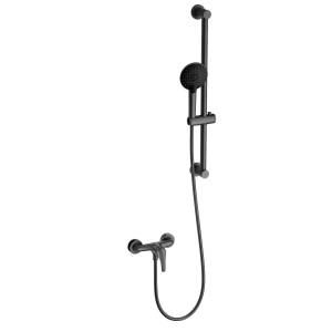 Смеситель для душа Wonzon & Woghand WW-4570-BGG с душевым гарнитуром, темный графит