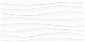 Керамогранит Global Tile Princess GT40805853MR Белый волна 40x80