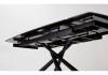 Стол Woodville Rivoli 493168 matt black marble sintered stone, black 140(200)x90x76 фото 6