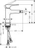 Смеситель для биде Hansgrohe Metropol 74520000 фото 2