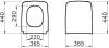Унитаз подвесной VitrA Metropole Rim-Ex 7672B083-0101 безободковый фото 5