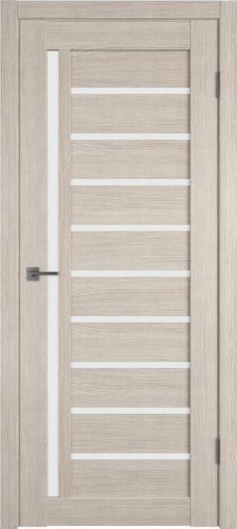 Межкомнатная дверь Владимирская Фабрика Дверей Atum 11 Cappuccino стекло White Cloud 800x2000