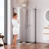 Душевое ограждение Am.Pm X-Joy W88G-205-090MT64 Twin Slide 90x90, без поддона фото 3