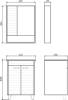 Мебель для ванной Comforty Клеон 60Н дуб дымчатый фото 8
