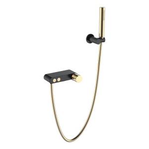 Смеситель для ванны Boheme Stick 123-BG Black Diamond Gold