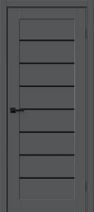 Межкомнатная дверь Bravo Браво-22 Black Shine полотно Stormy Silk 900x2000