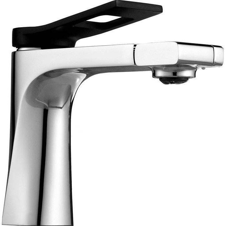 Смеситель для раковины Bronze de Luxe Element EL02XCB черный, хром