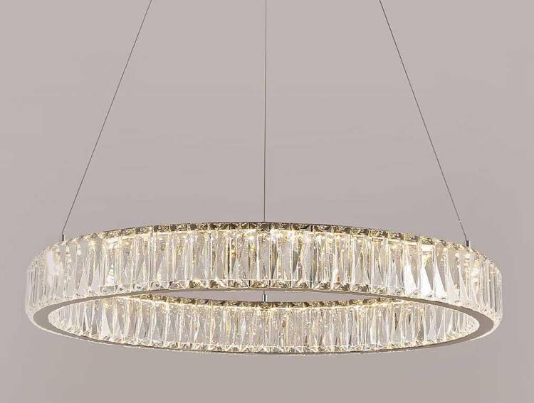 Подвесная светодиодная люстра Newport Crystal 8240N/60 chrome