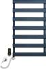 Полотенцесушитель электрический Luxrad Scala New 064374 84х50 L, черный, терморегулятор selmo smart programm с пультом