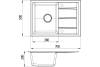 Мойка кухонная EMAR Quartz EMQ-1700.Q Антрацит фото 2