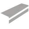 Ступень Staro L Porcelain Step Basaltina Grey AS с подступенником 32x120