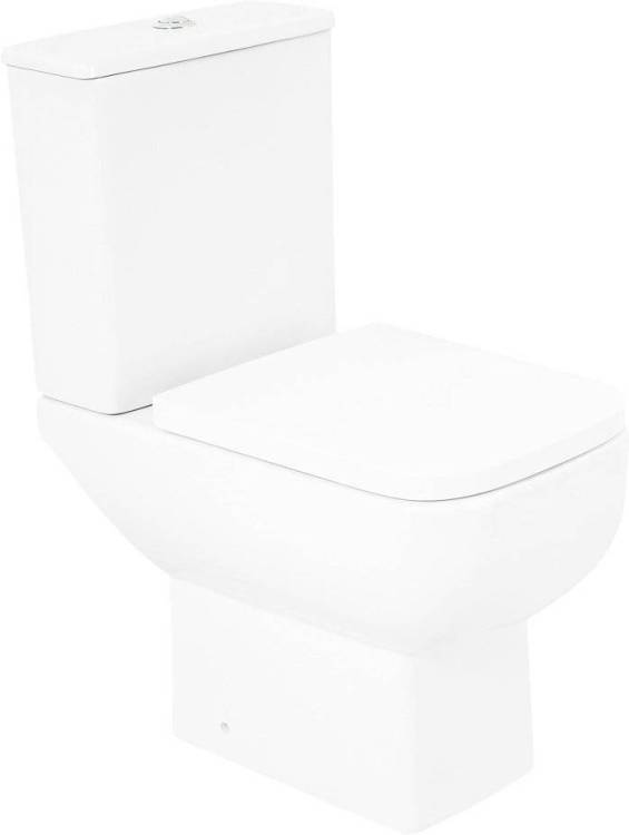 Унитаз-компакт BelBagno Aurora BB8604CPR-SC безободковый Белый