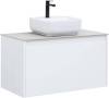 Тумба под раковину Aquanet Nova Lite 90 242257 1+1 ящика, белый глянец