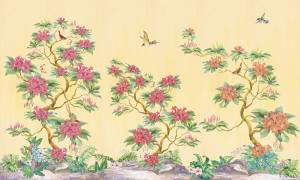 Бесшовные Eco обои Ortograf Flora 31111 Lana jasmine Ворс ОЕ