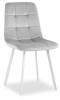 Стул Stool Group Chilly OS-2011 HLR-14 wl велюр серебристый (ножки белые)