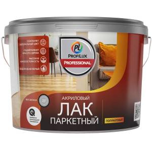 Лак паркетный акриловый Profilux Professional полуматовый 0.9 л