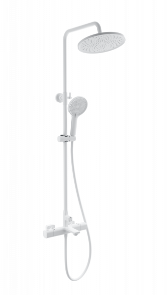 Душевая стойка Wonzon & Woghand WW-C3011-A-MW с термостатом, белый