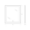 Зеркало BelBagno SPC-KRAFT-700-800-LED-TCH-WARM с подсветкой, сенсорным выключателем и подогревом, 80x70 фото 8