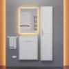 Тумба с раковиной Uperwood Modul подвесная, матовая, белая, 50 см фото 4
