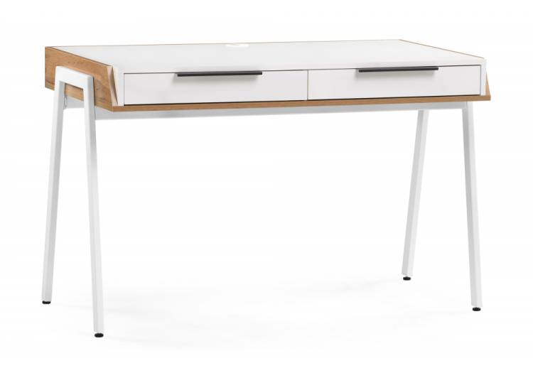 Письменный стол Notta Рокс 530839 белый / дуб вотан / белый