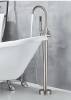Смеситель для ванны Boch Mann Braies Brush Nickel BM8922, напольный никель фото 2