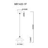 Подвесной светильник MyFar Renata MR1420-1P фото 2