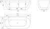 Акриловая ванна BelBagno BB70-1700-800-W/NM 170x80 белый глянец/чёрная матовая фото 6