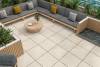 Керамогранит Ennface Outdoor ENSTN8039SR116060 Travertine Cross Beige Structured R11 60x60 фото 2